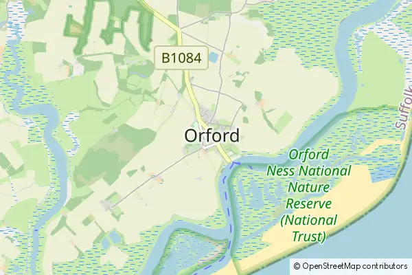 Karte Orford