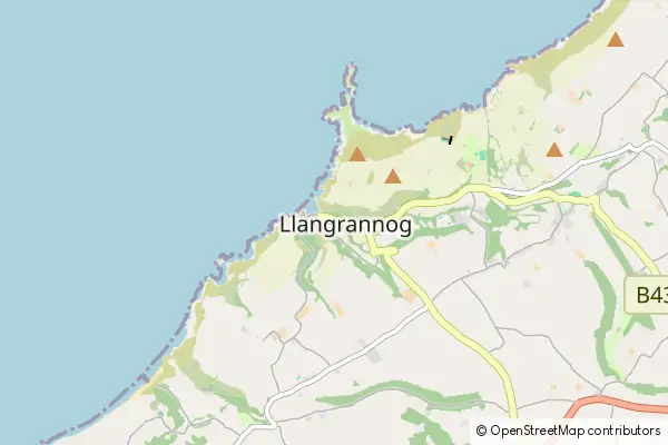 Karte Llangrannog