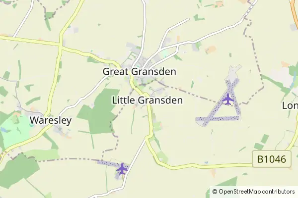 Karte Little Gransden