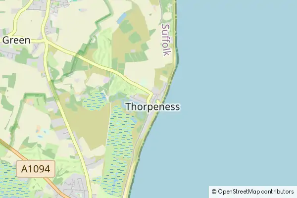 Karte Thorpeness