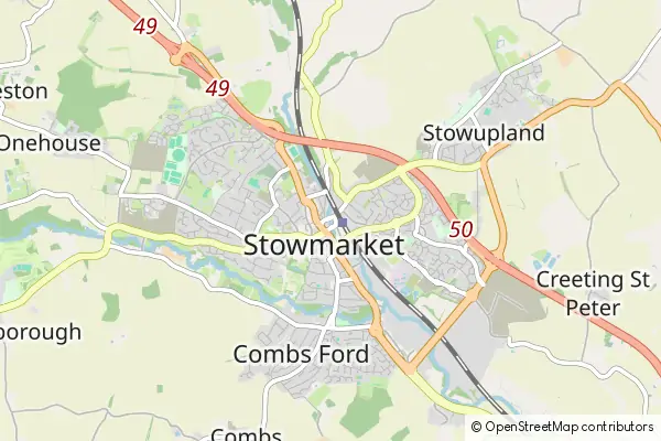 Karte Stowmarket