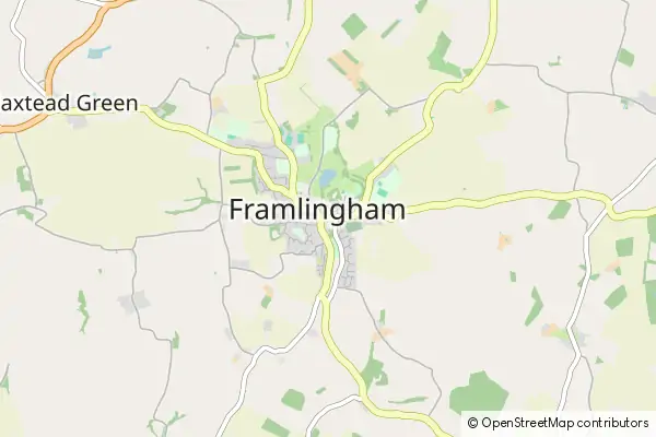 Karte Framlingham