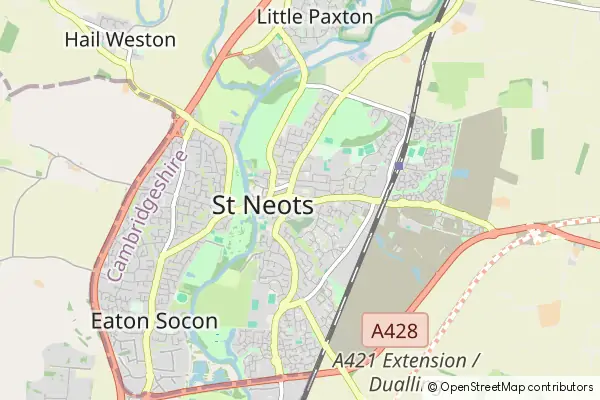 Karte St. Neots