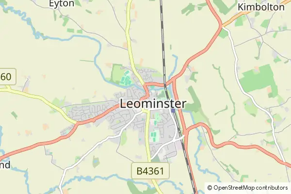 Karte Leominster