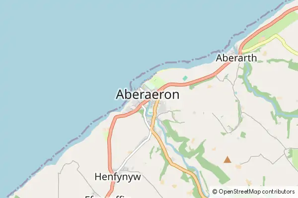 Karte Aberaeron