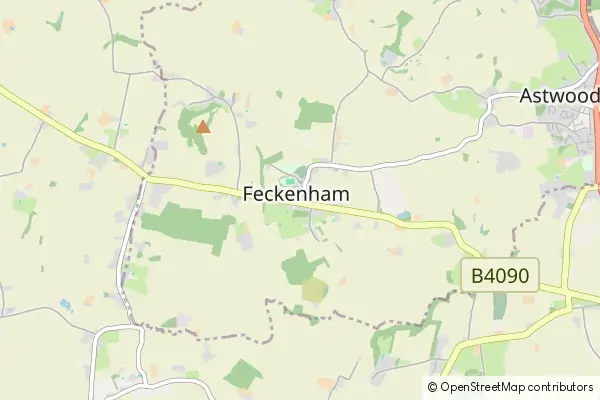 Karte Feckenham