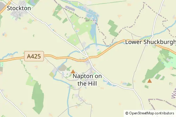 Karte Napton-on-the-Hill