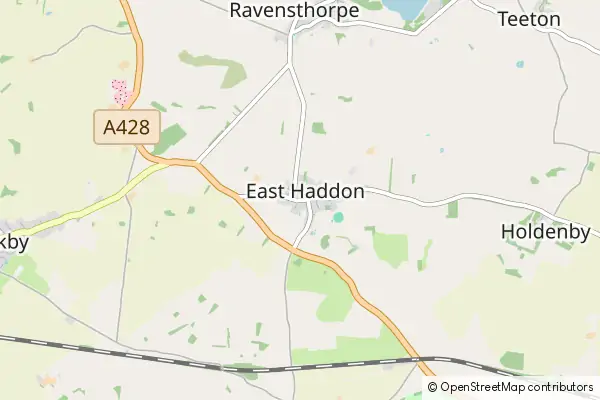Karte East Haddon