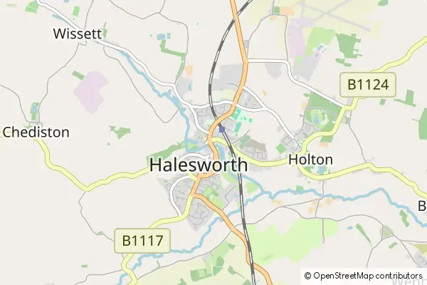 Karte Halesworth