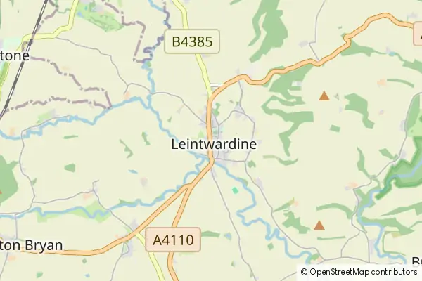 Karte Leintwardine