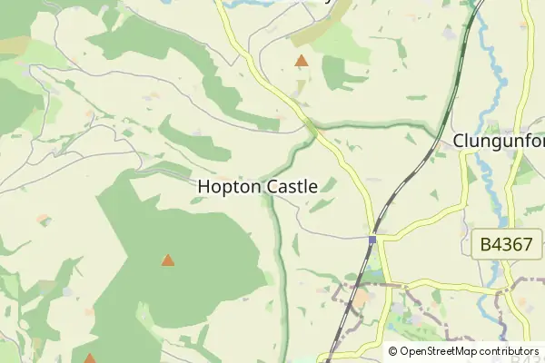 Karte Hopton Castle