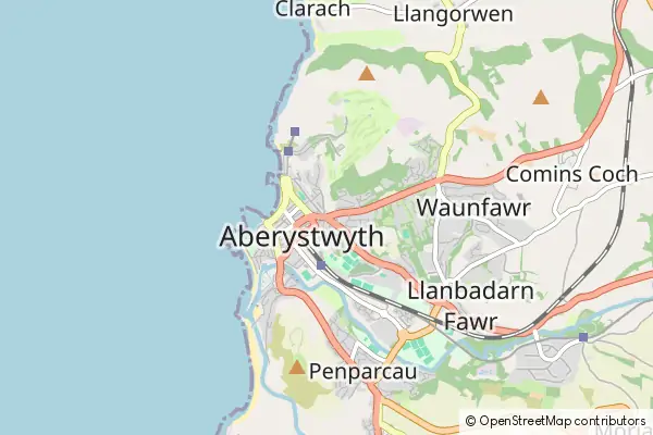 Karte Aberystwyth