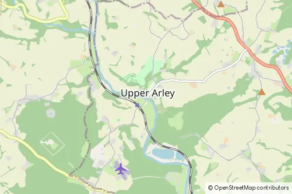 Karte Upper Arley