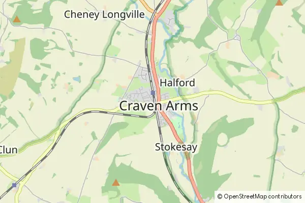 Karte Craven Arms