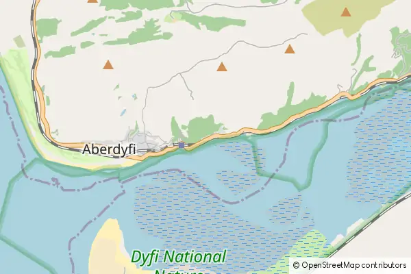 Karte Aberdyfi (Aberdovey)