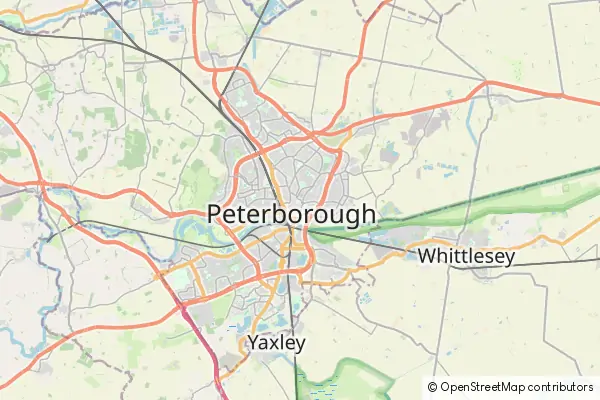 Karte Peterborough