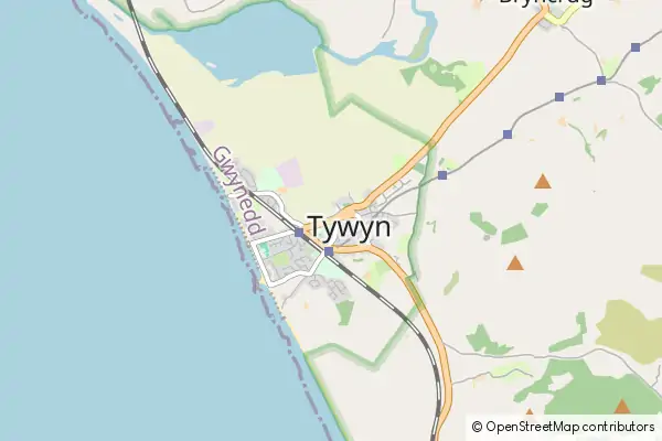 Karte Tywyn