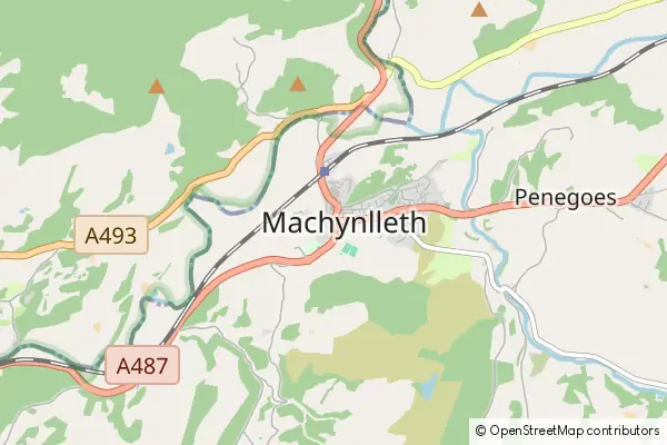 Karte Machynlleth