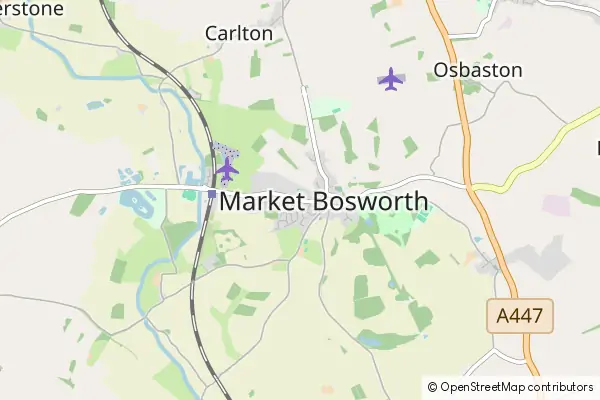 Karte Market Bosworth