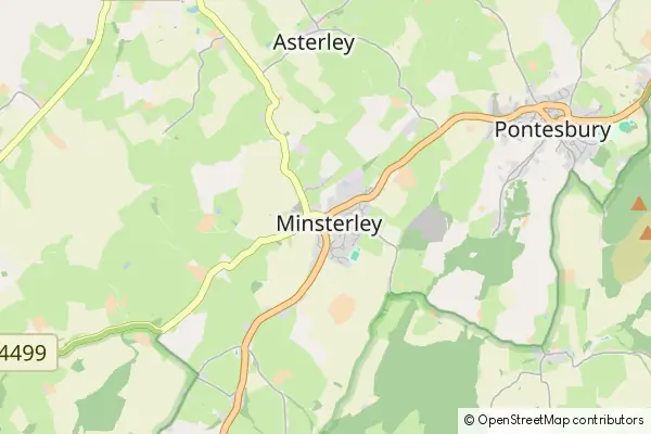 Karte Minsterley