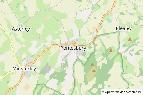 Karte: Pontesbury • © OpenStreetMap contributors Karte Pontesbury
