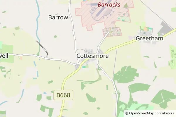 Karte Cottesmore