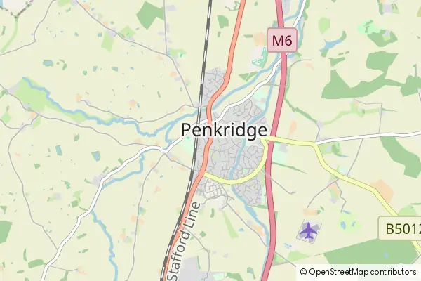 Karte Penkridge