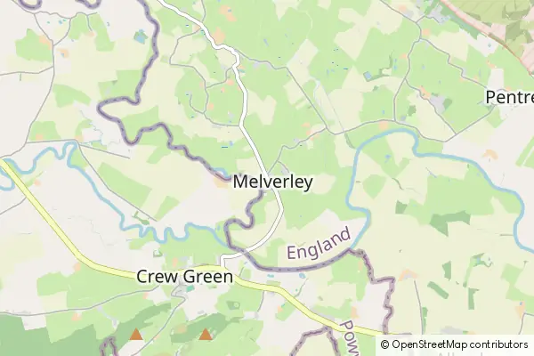 Karte Melverley