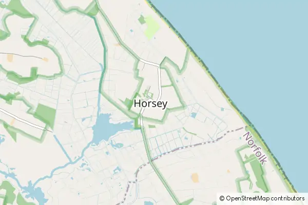 Karte Horsey