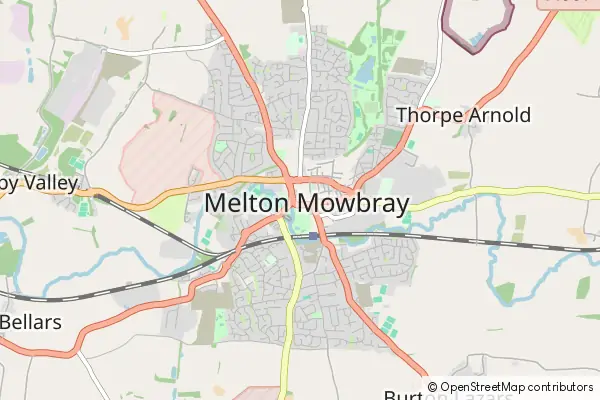 Karte Melton Mowbray