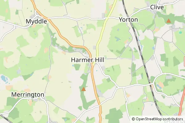 Karte Harmer Hill