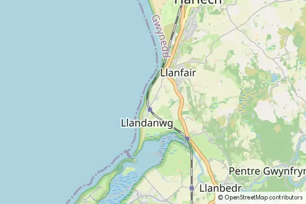 Karte Llandanwg