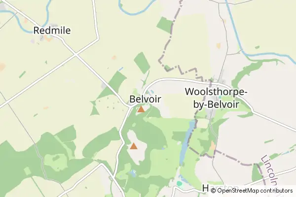 Karte Woolsthorpe by Belvoir