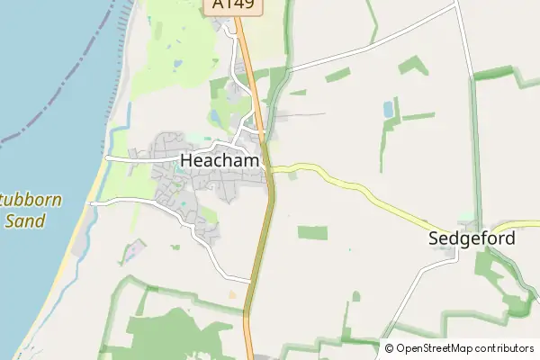 Karte Heacham