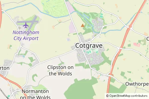 Karte Cotgrave