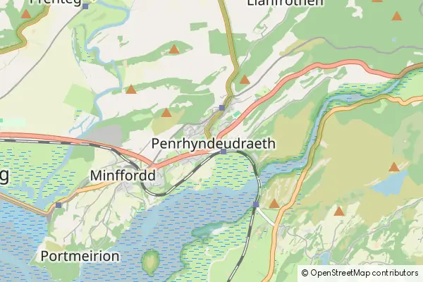 Karte Penrhyndeudraeth