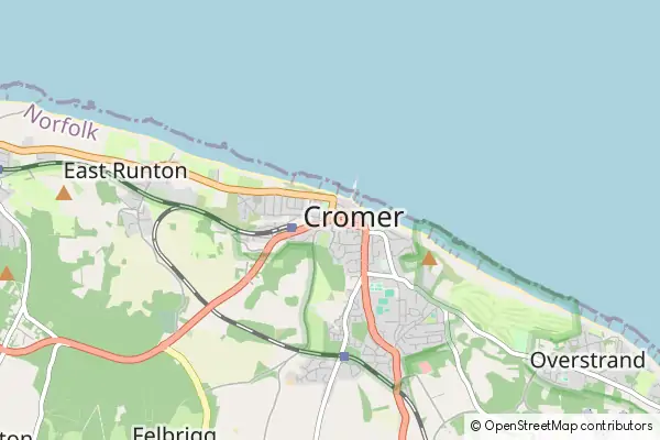 Karte Cromer