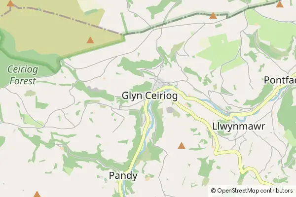 Karte Glyn Ceiriog