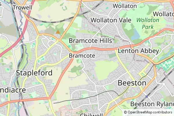 Karte Bramcote