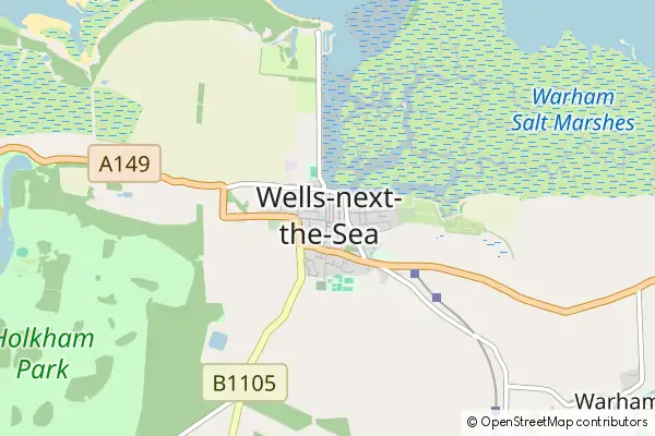 Karte Wells-next-the-Sea