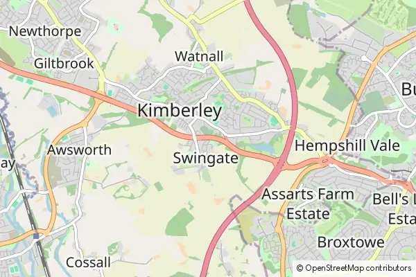 Karte: Kimberley • © OpenStreetMap contributors Karte Kimberley