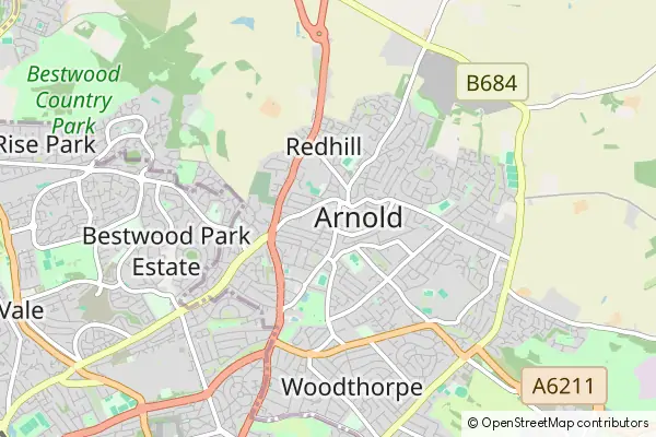 Karte: Arnold • © OpenStreetMap contributors Karte Arnold