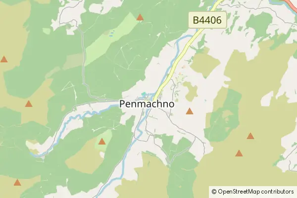 Karte Penmachno