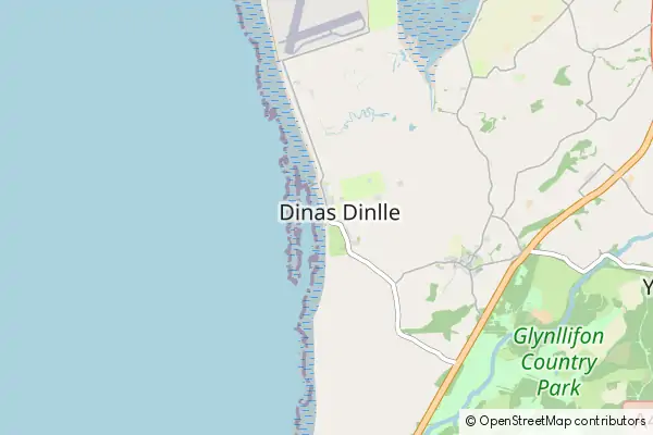 Karte Dinas Dinlle