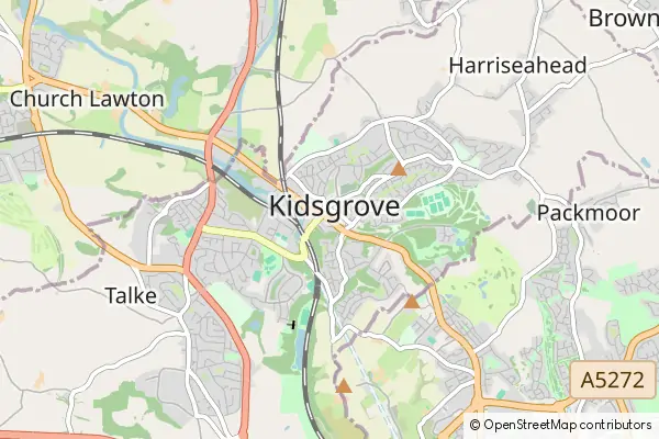 Karte Kidsgrove