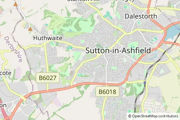 Karte: Sutton in Ashfield • © OpenStreetMap contributors Karte Sutton in Ashfield