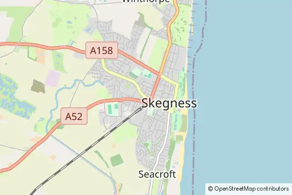 Karte Skegness