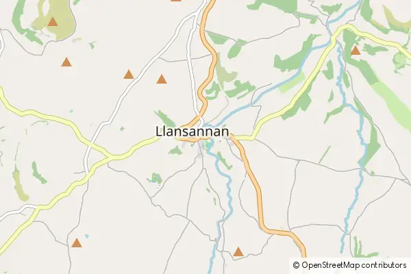 Karte Llansannan