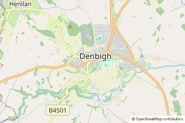 Karte Denbigh