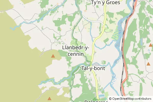 Karte Llanbedr-y-cennin